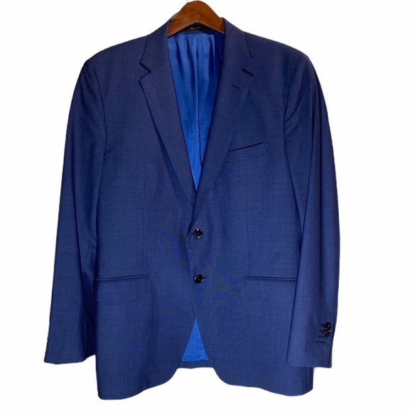 Massimo Dutti Other - MASSIMO DUTTI**Blue Blazer Super 120 Wool**US 44
